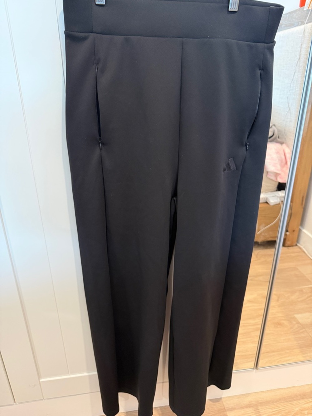 adidas Black Straight Athletic Joggers